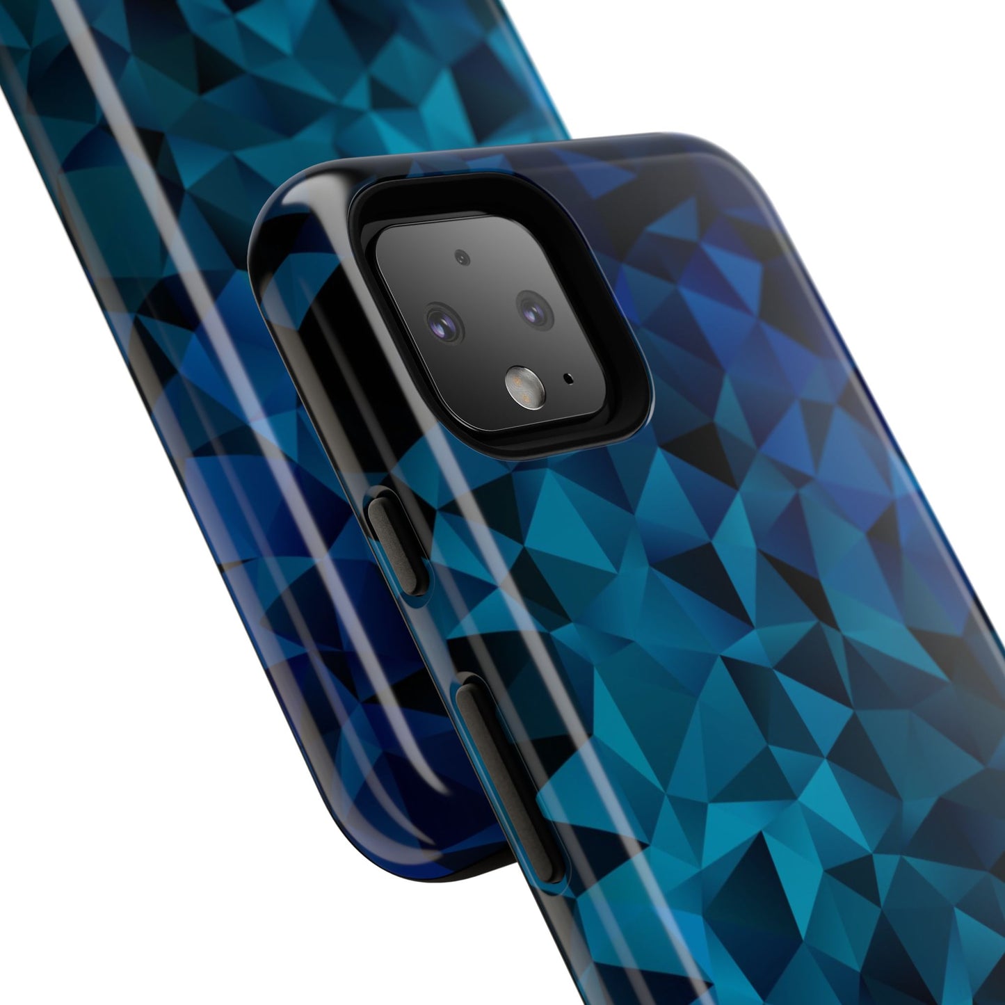 Blue Diamonds: Phone Case with Elegant Prints for iPhone, Samsung Galaxy and Google Pixel devices