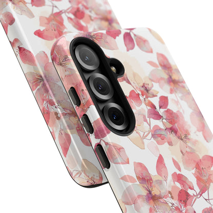 Watercolor Flowers: Tough Case for iPhone, Samsung Galaxy and Google Pixel devices