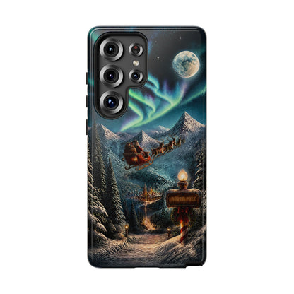 Santa Claus North Pole Adventure: Christmas Themed Phone Case for iPhone, Samsung Galaxy and Google Pixel devices