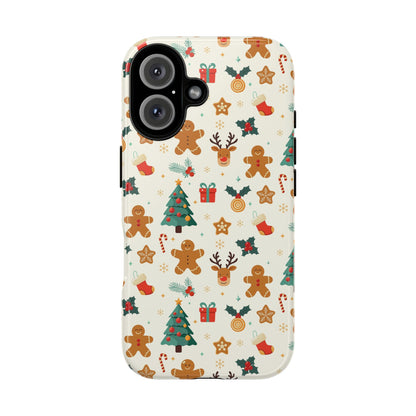 Gingerbread Holidays: Xmas-themed phone case for iPhone, Samsung and Google Pixel