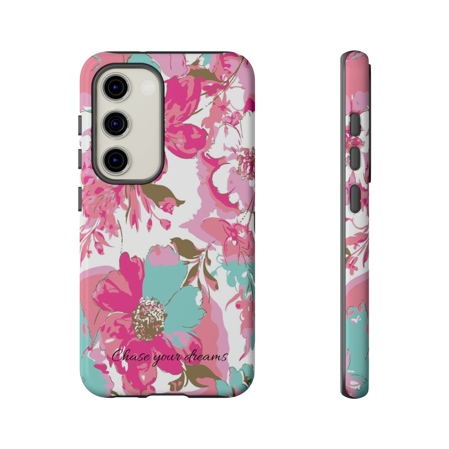 Chase your dreams: Artistic and elegant phone case for Apple iPhone, Samsung Galaxy and Pixel devices