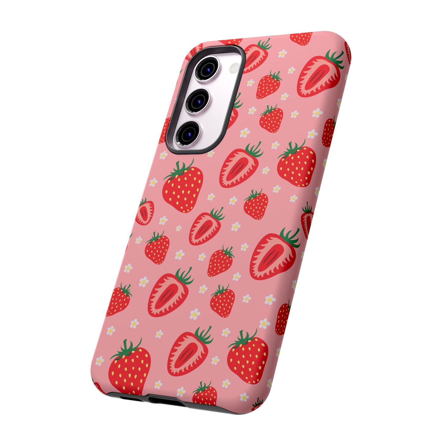 Berry Strawberry: Fruit-inspired phone case for iPhone, Samsung Galaxy and Google Pixel devices