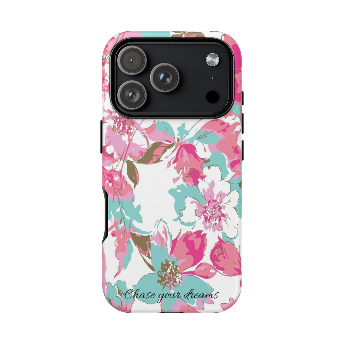 Chase your dreams: Artistic and elegant phone case for Apple iPhone, Samsung Galaxy and Pixel devices