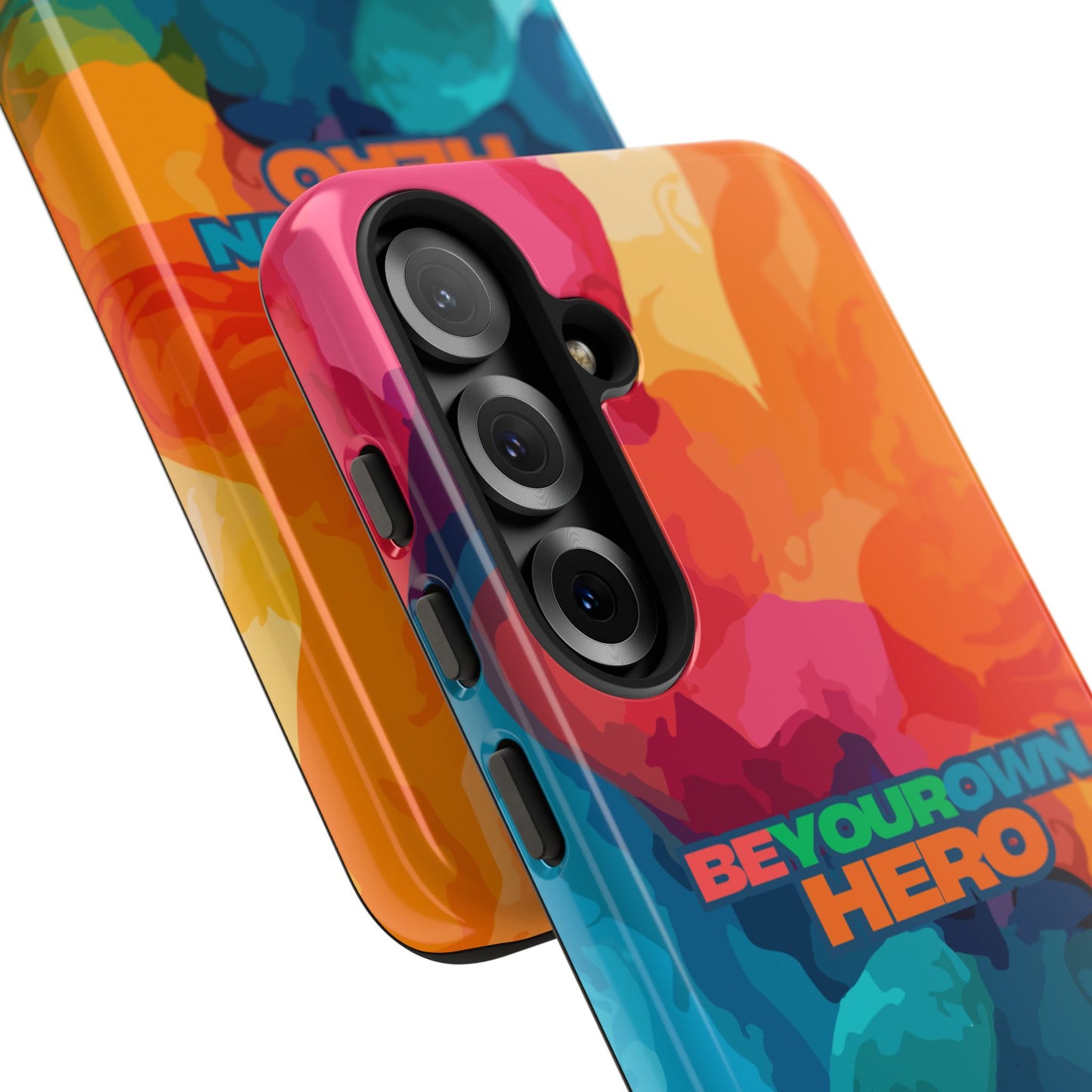 Be Your Own Hero: Inspiring Quote Phone Case for iPhone, Samsung Galaxy and Google Pixel