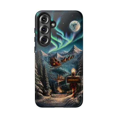 Santa Claus North Pole Adventure: Christmas Themed Phone Case for iPhone, Samsung Galaxy and Google Pixel devices