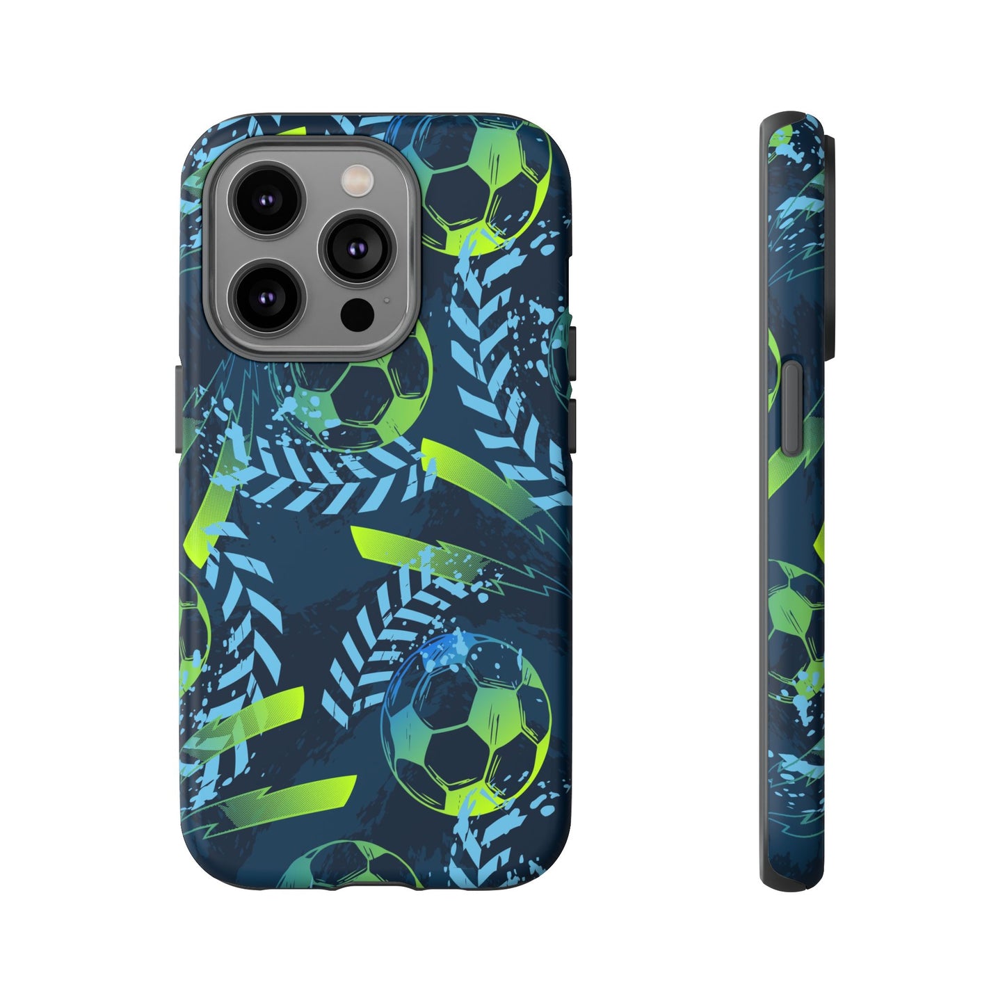 Football Grunge: Sporty Phone Case for iPhone, Samsung Galaxy and Google Pixel