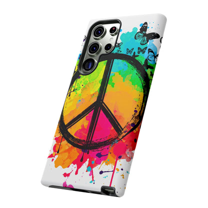 Peace Bloom: Inspiring Phone Case for iPhone and Samsung Galaxy