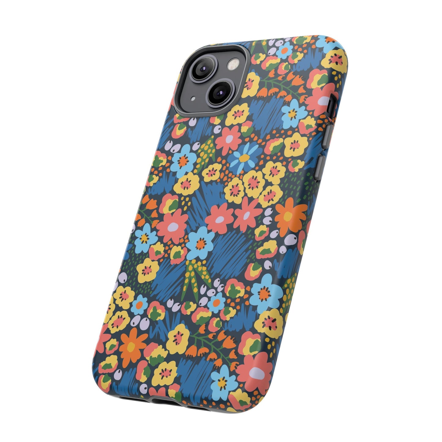 Bloom Burst: Color and Joy Themed Phone Case for iPhone, Samsung Galaxy and Google Pixel devices