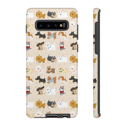 Cute Dogs: Tough Case for iPhone, Samsung Galaxy and Google Pixel devices