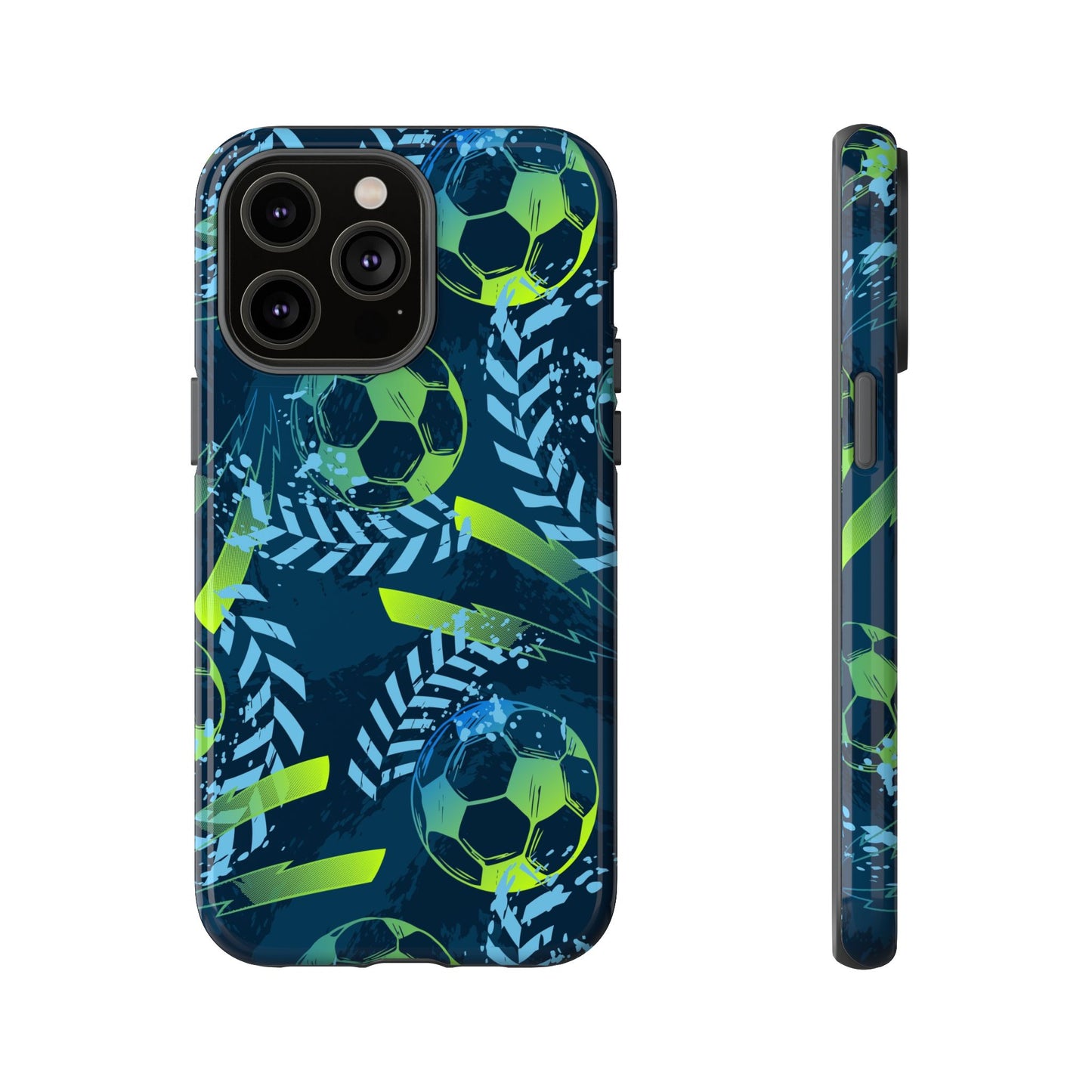 Football Grunge: Sporty Phone Case for iPhone, Samsung Galaxy and Google Pixel