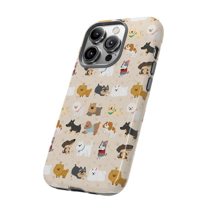 Cute Dogs: Tough Case for iPhone, Samsung Galaxy and Google Pixel devices