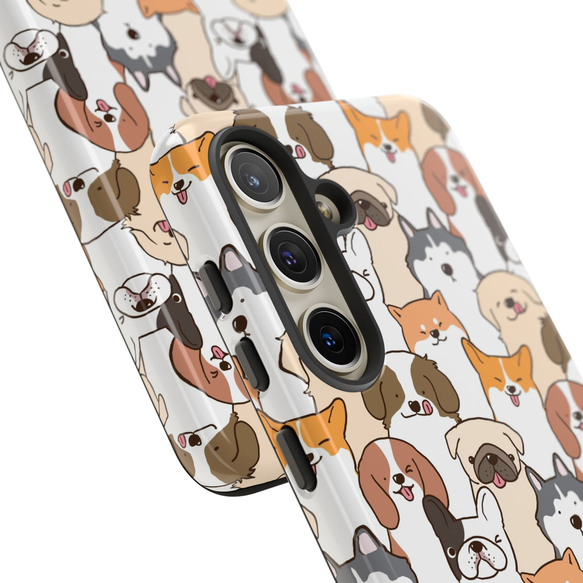 Cute Dogs Charm Phone Case for iPhone, Samsung Galaxy and Google Pixel devices