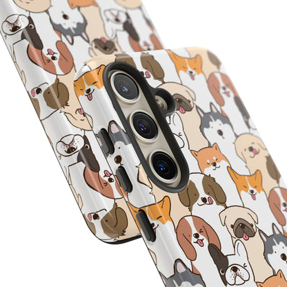 Cute Dogs Charm Phone Case for iPhone, Samsung Galaxy and Google Pixel devices