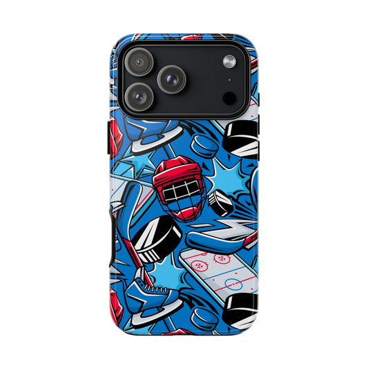 Ice Hockey PowerPlay: Sports-Inspired Phone Case for iPhone, Samsung Galaxy and Google Pixel devices