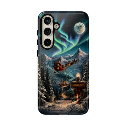 Santa Claus North Pole Adventure: Christmas Themed Phone Case for iPhone, Samsung Galaxy and Google Pixel devices
