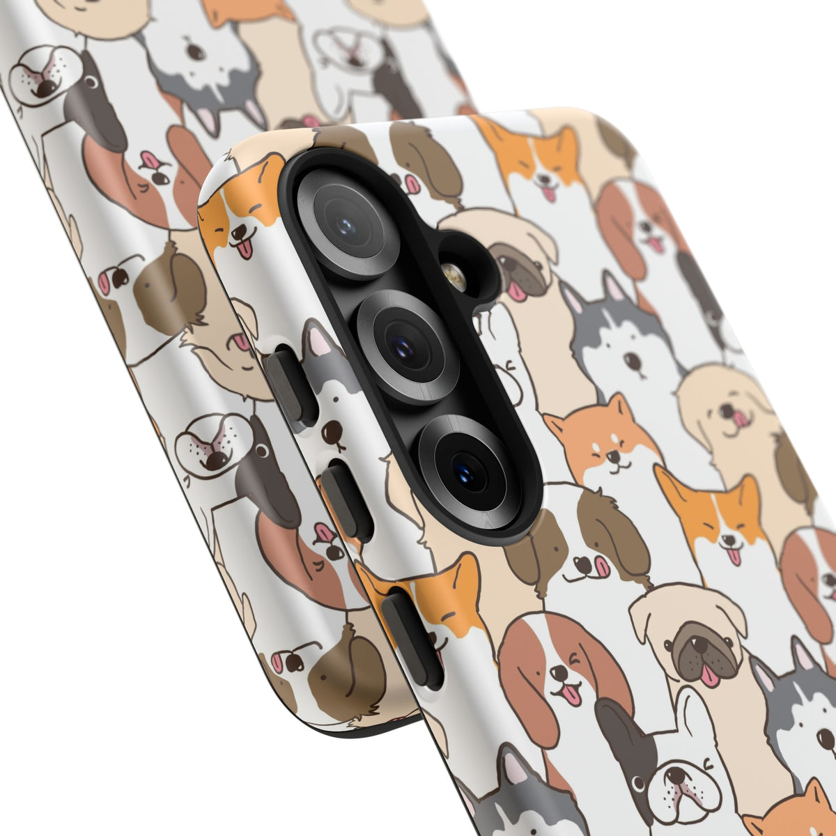 Cute Dogs Charm Phone Case for iPhone, Samsung Galaxy and Google Pixel devices
