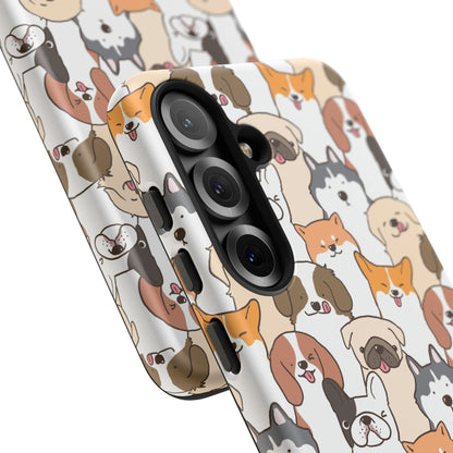 Cute Dogs Charm Phone Case for iPhone, Samsung Galaxy and Google Pixel devices