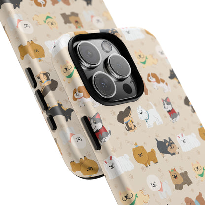 Cute Dogs: Tough Case for iPhone, Samsung Galaxy and Google Pixel devices