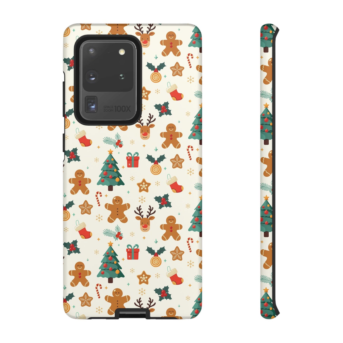 Gingerbread Holidays: Xmas-themed phone case for iPhone, Samsung and Google Pixel