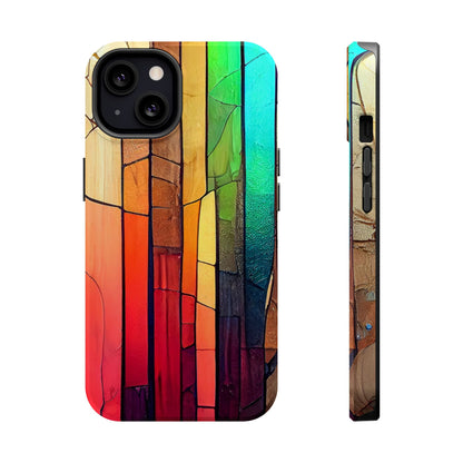 Stained Glass Design MagSafe Case for iPhone