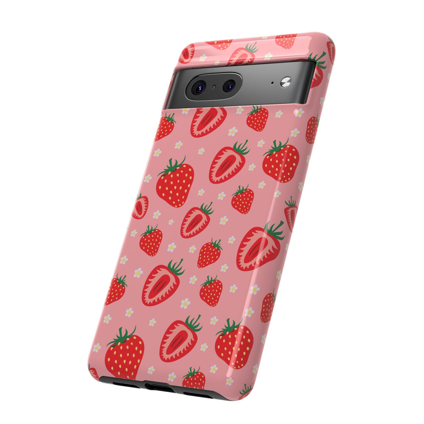 Berry Strawberry: Fruit-inspired phone case for iPhone, Samsung Galaxy and Google Pixel devices