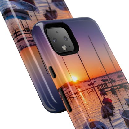 Fortune Favors the Bold: Sunset Sail Phone Case for iPhone, Samsung Galaxy and Google Pixel devices