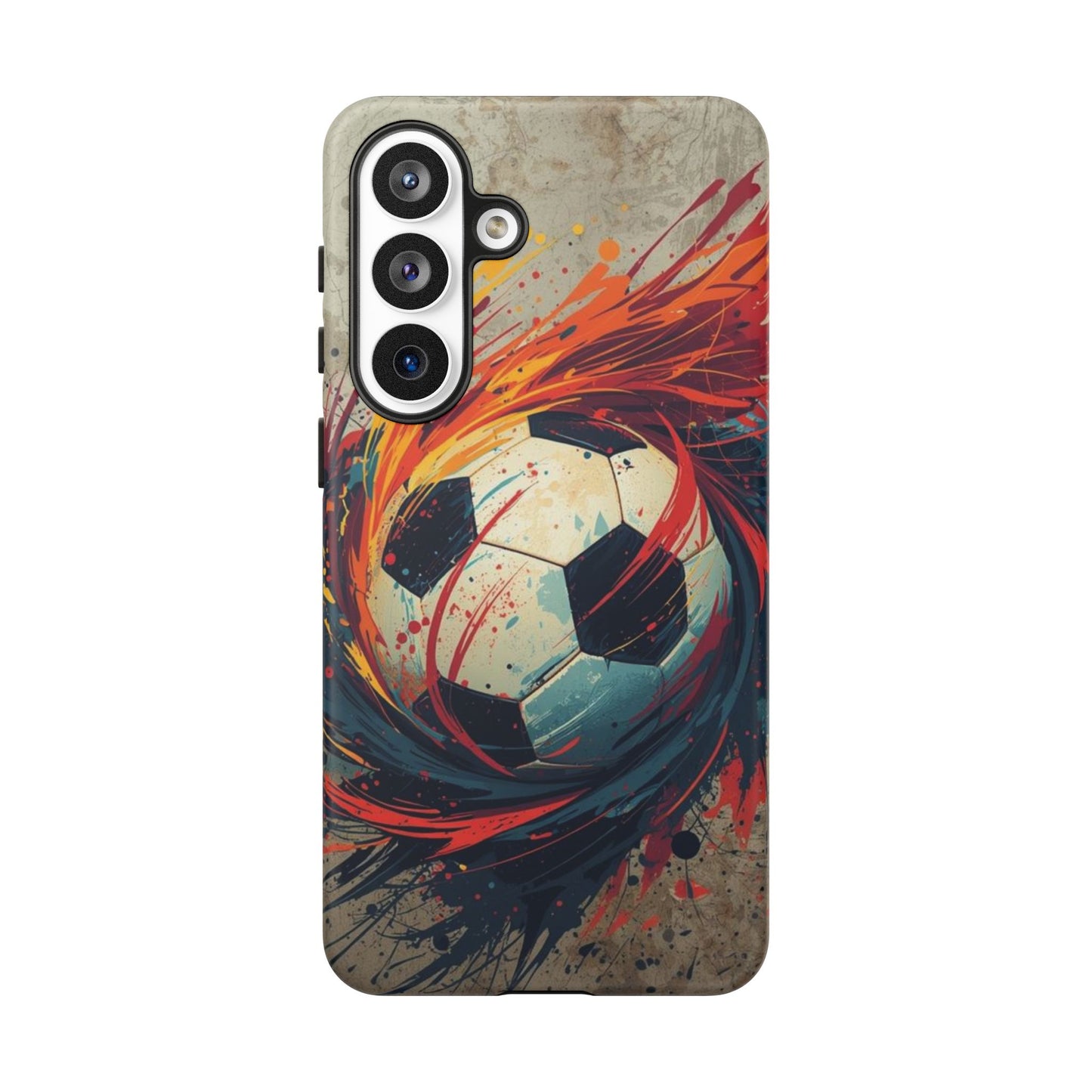 Football Swirl: Phone Case for iPhone, Samsung Galaxy and Google Pixel devices