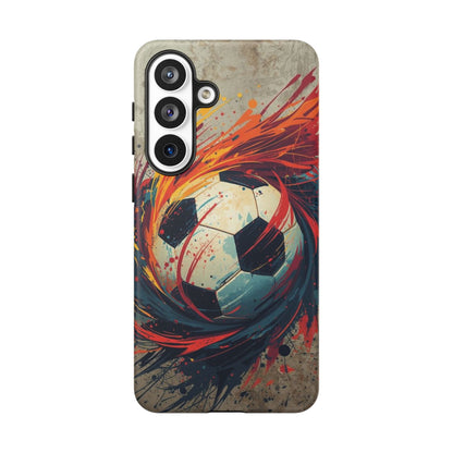 Football Swirl: Phone Case for iPhone, Samsung Galaxy and Google Pixel devices