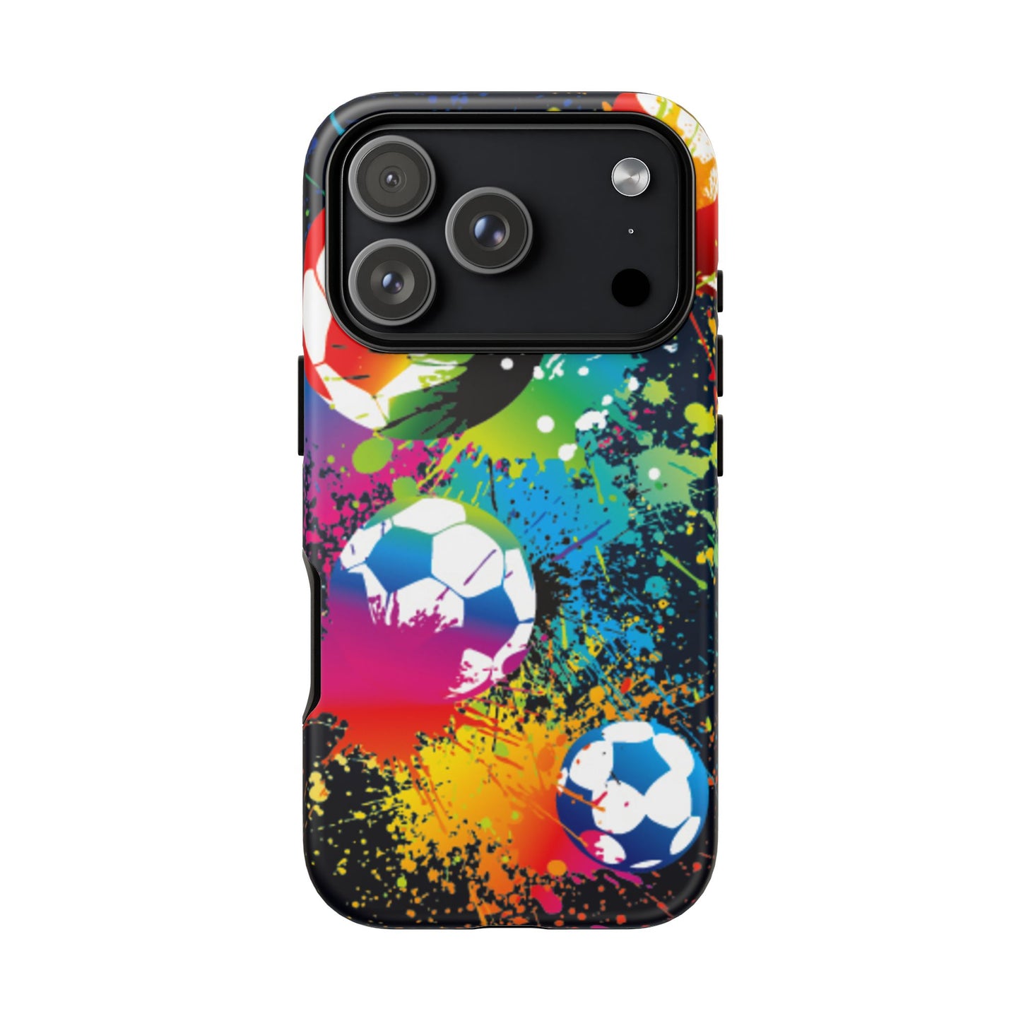 Footballer's Phone Case: Vibrant Case for iPhone, Samsung Galaxy and Google Pixel devices