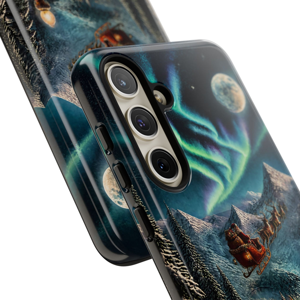 Santa Claus North Pole Adventure: Christmas Themed Phone Case for iPhone, Samsung Galaxy and Google Pixel devices