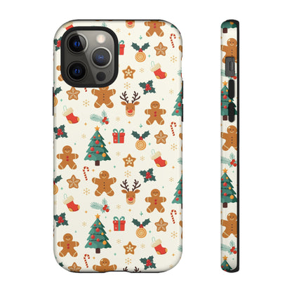 Gingerbread Holidays: Xmas-themed phone case for iPhone, Samsung and Google Pixel