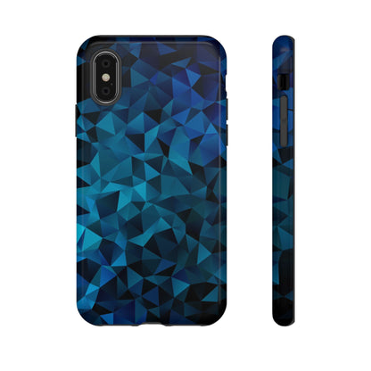 Blue Diamonds: Phone Case with Elegant Prints for iPhone, Samsung Galaxy and Google Pixel devices