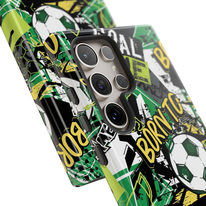 Born to Goal: Football-inspired phone case for iPhone and Samsung Galaxy