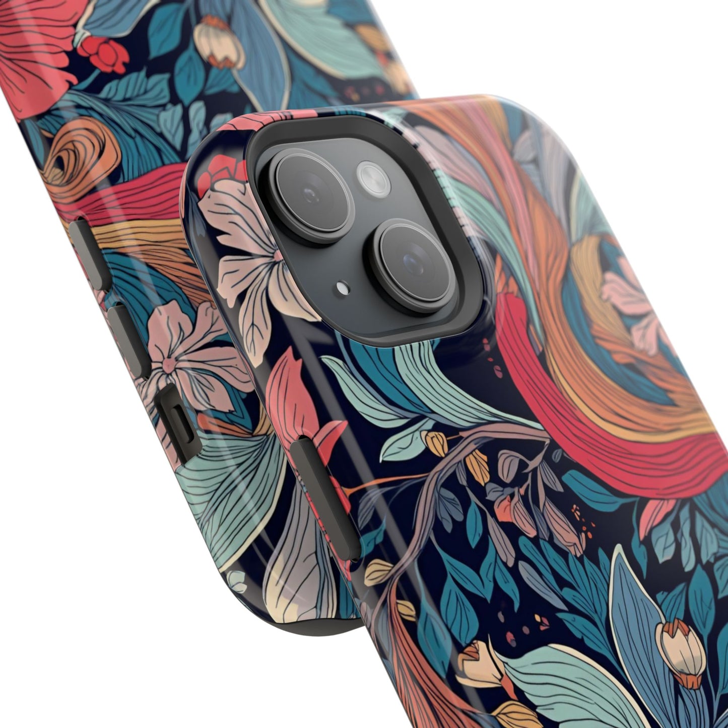 Floral Charm (MagSafe version): Fashion Phone Case for iPhone