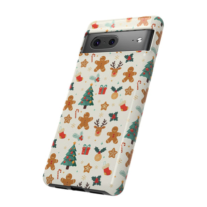 Gingerbread Holidays: Xmas-themed phone case for iPhone, Samsung and Google Pixel