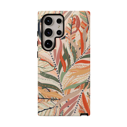 Terracotta Leaves Phone Case: Nature‑Inspired Art for iPhone, Samsung Galaxy and Google Pixel devices
