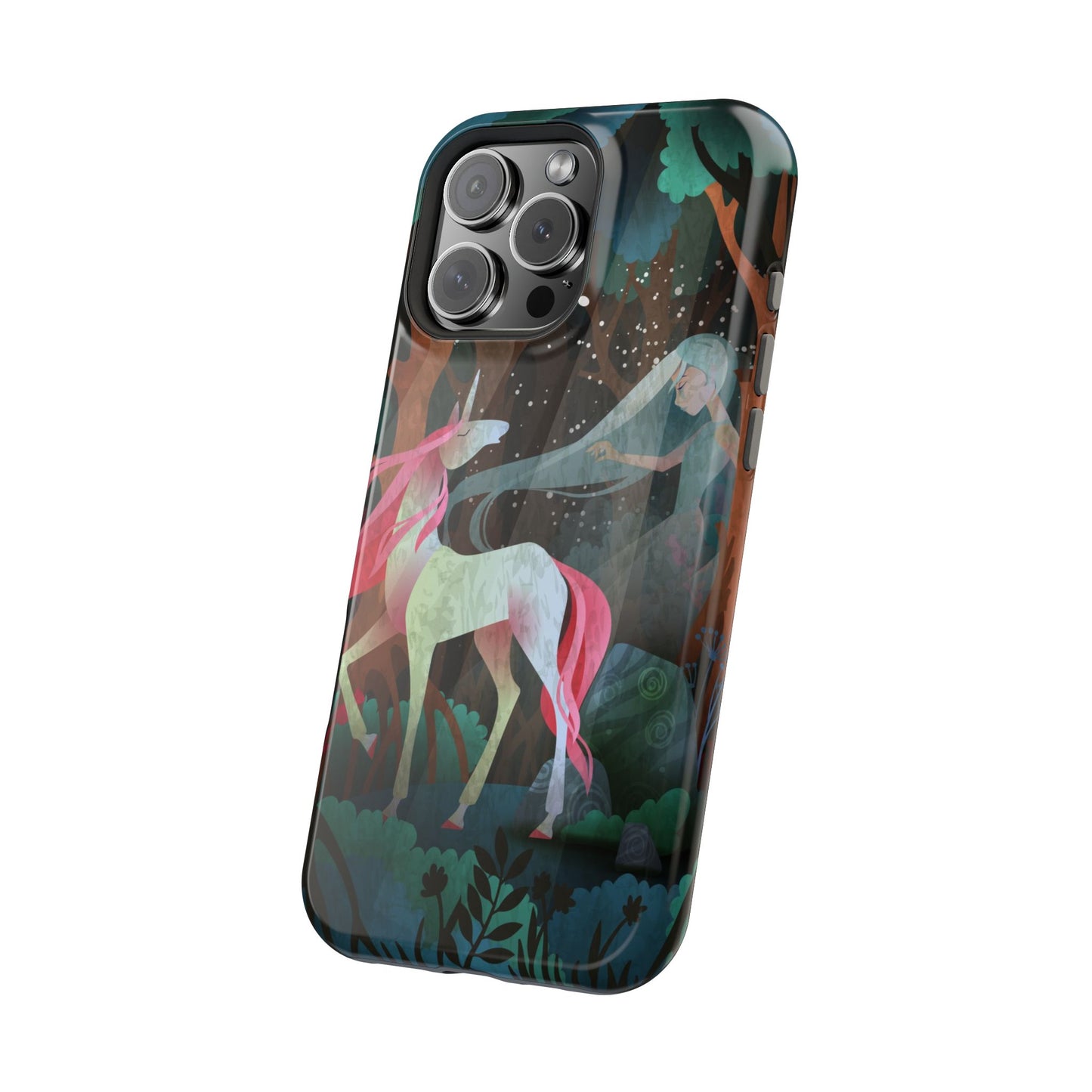 Fairy & Unicorn: Enchanted MagSafe Phone Case for iPhone