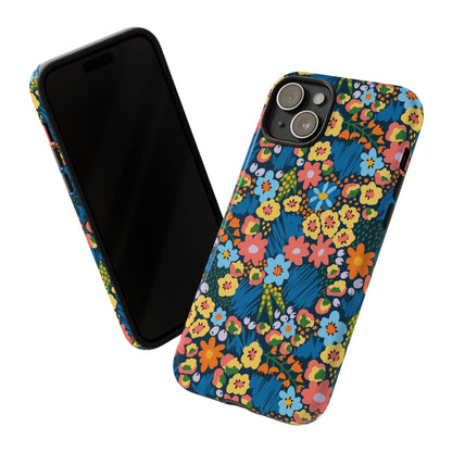 Bloom Burst: Color and Joy Themed Phone Case for iPhone, Samsung Galaxy and Google Pixel devices