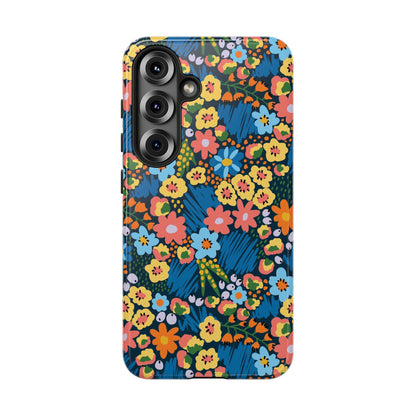 Bloom Burst: Color and Joy Themed Phone Case for iPhone, Samsung Galaxy and Google Pixel devices