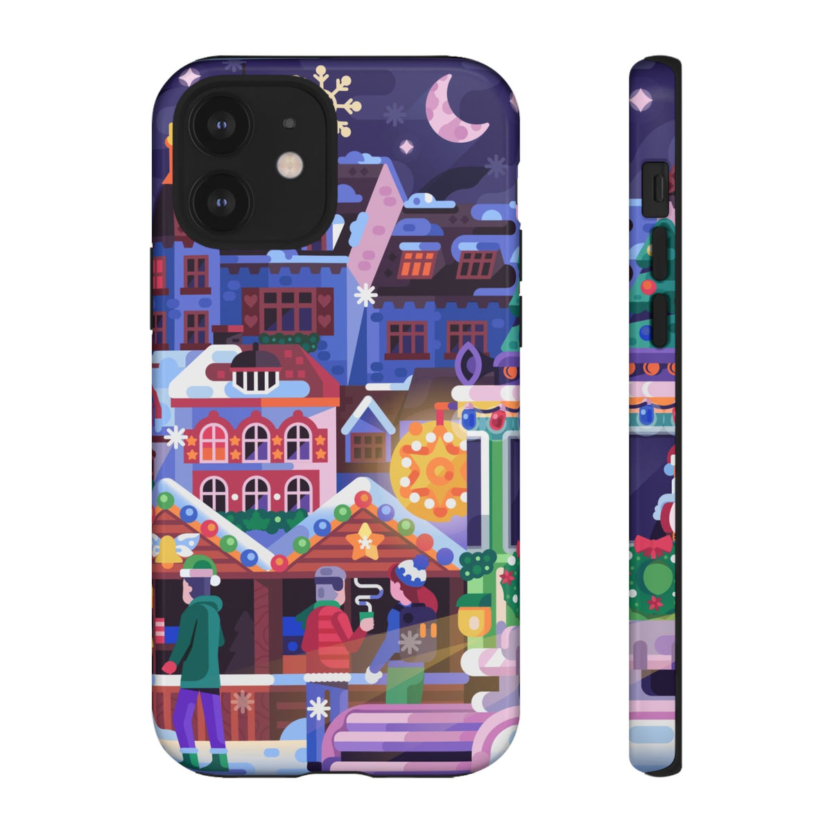 Christmas Fair in Old Town: Holiday-Themed case for iPhone, Samsung Galaxy and Google Pixel