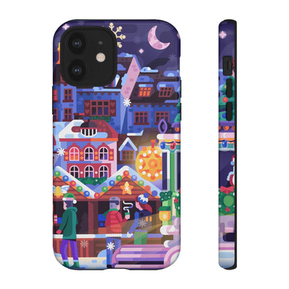 Christmas Fair in Old Town: Holiday-Themed case for iPhone, Samsung Galaxy and Google Pixel