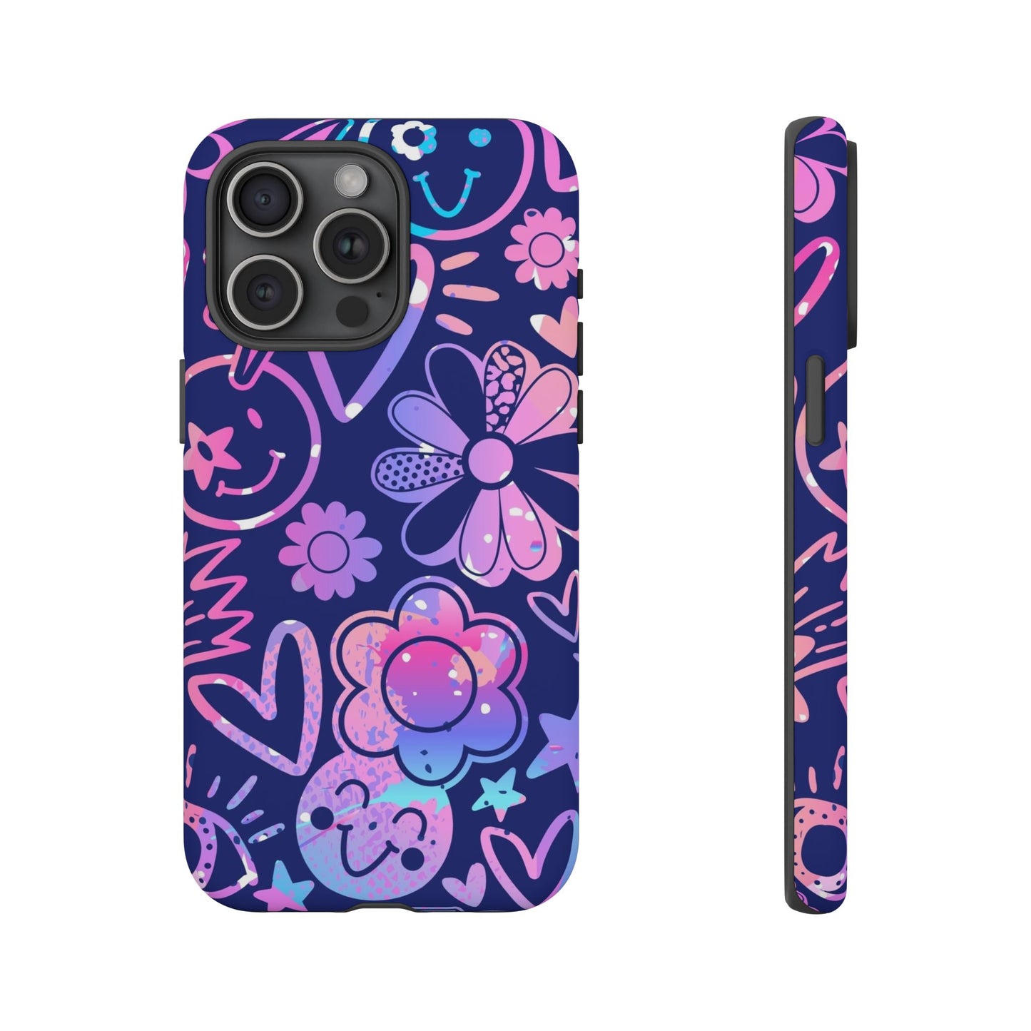 Live Inspired: Purple Tough Case for iPhone, Samsung Galaxy and Google Pixel devices