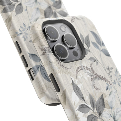 Luxury Leaves (MagSafe version): Artistic case for iPhone, Samsung Galaxy and Google Pixel