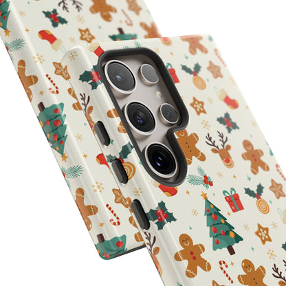 Gingerbread Holidays: Xmas-themed phone case for iPhone, Samsung and Google Pixel