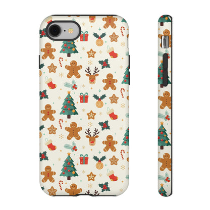 Gingerbread Holidays: Xmas-themed phone case for iPhone, Samsung and Google Pixel