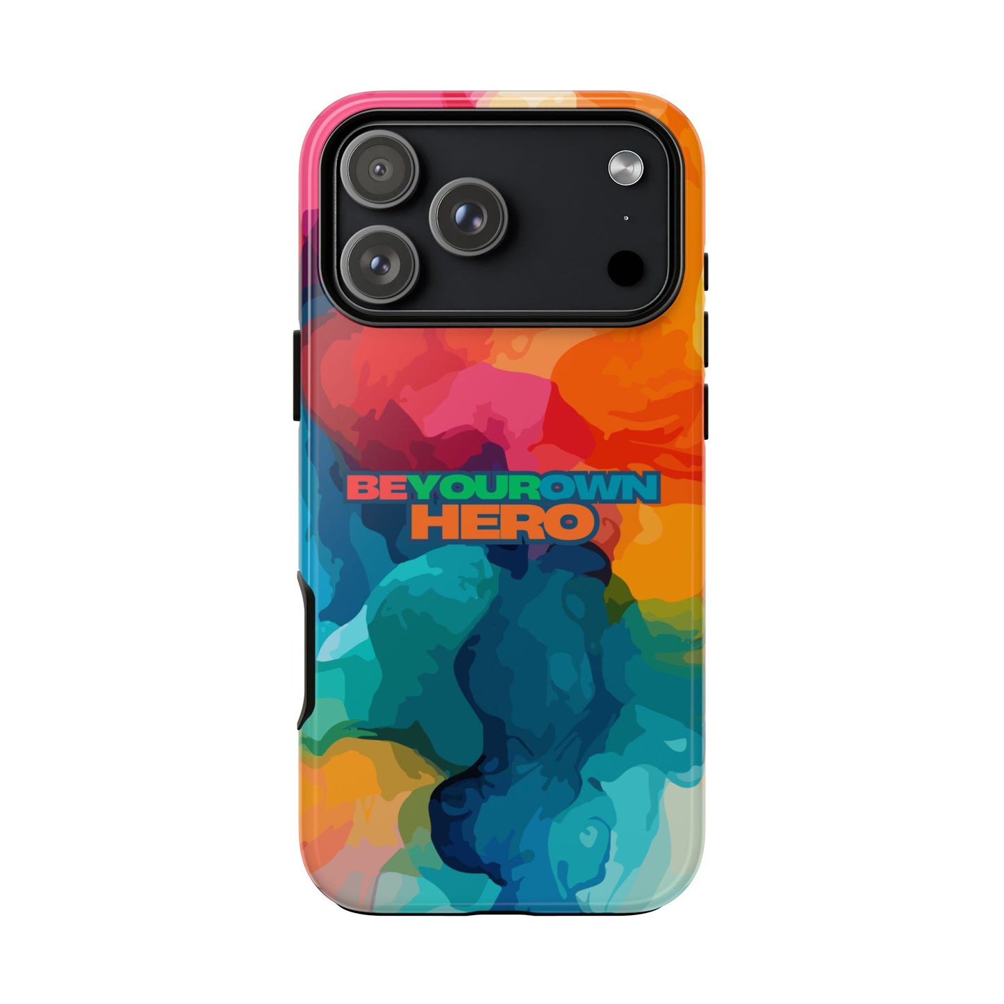 Be Your Own Hero: Inspiring Quote Phone Case for iPhone, Samsung Galaxy and Google Pixel