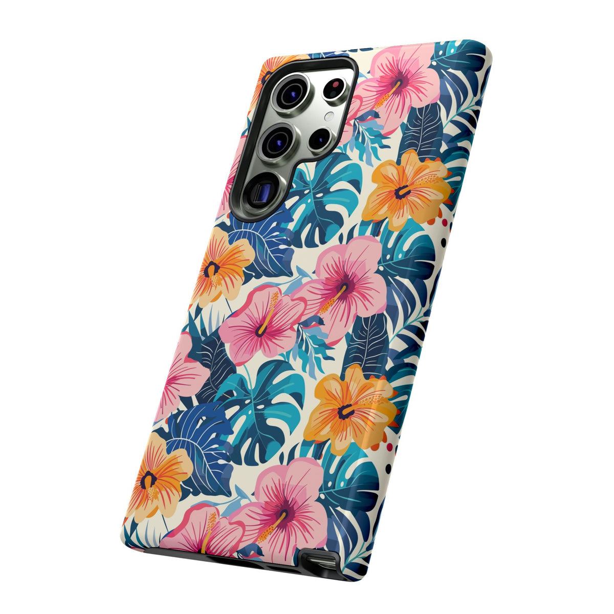 Hibiscus Bloom: Cute Floral Phone Case for iPhone, Samsung and Google Pixel