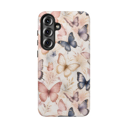 Butterfly Pastels Phone Case: Tough Case for iPhone and Samsung Galaxy devices