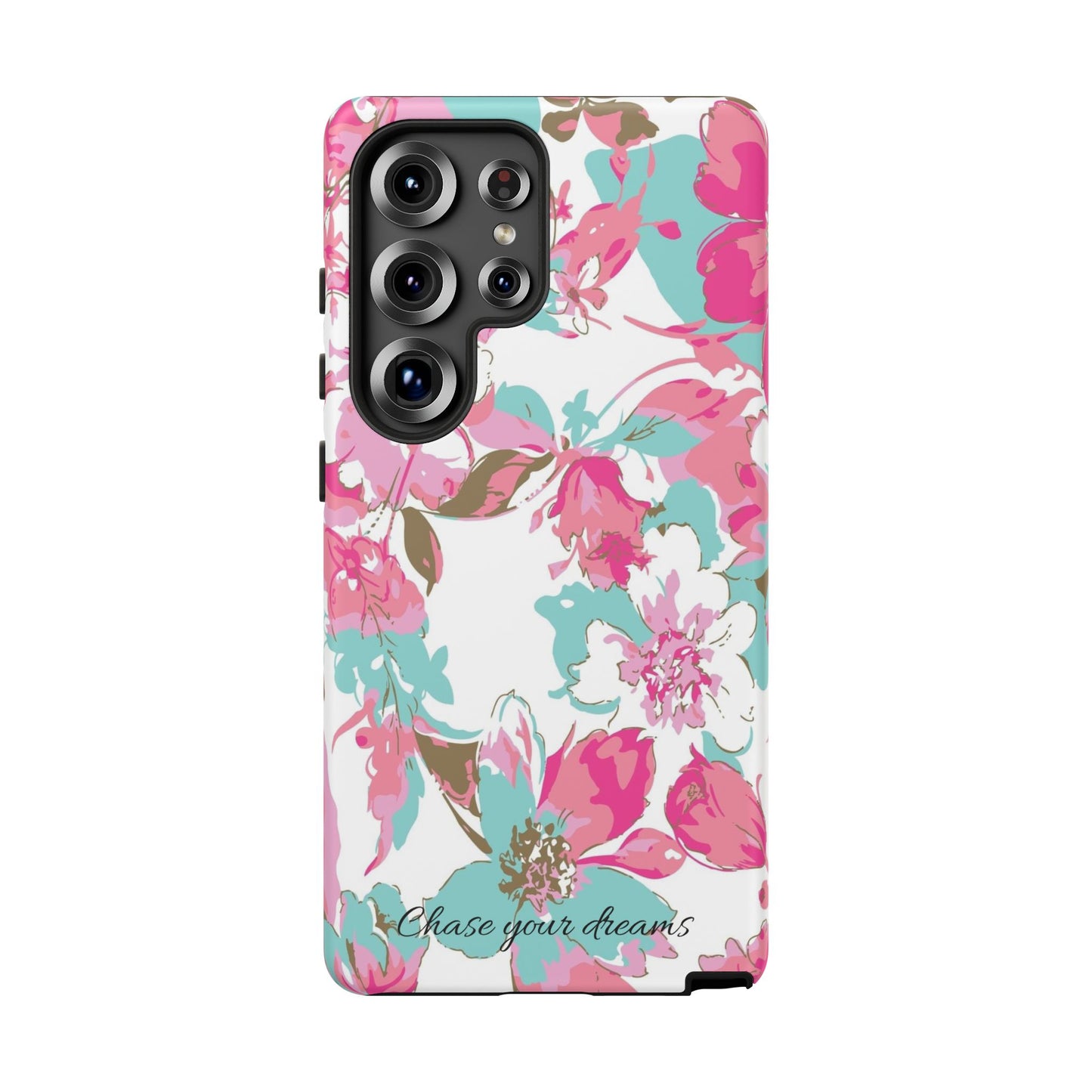 Chase your dreams: Artistic and elegant phone case for Apple iPhone, Samsung Galaxy and Pixel devices