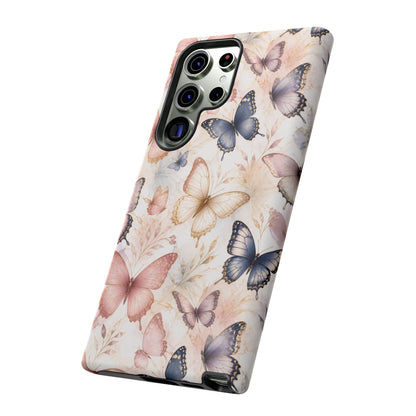 Butterfly Pastels Phone Case: Tough Case for iPhone and Samsung Galaxy devices